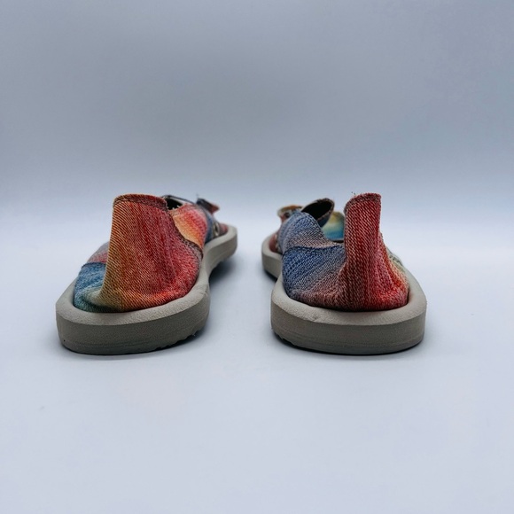 Sanuk Colorful Slip-On Loafers Size 7 - Picture 3 of 10